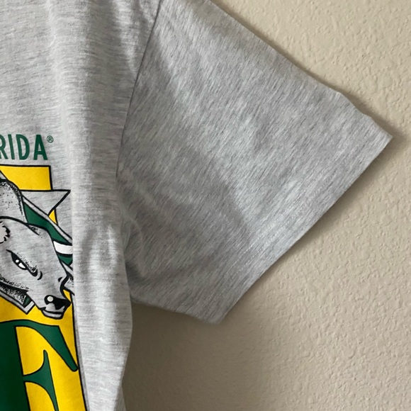 USF Bulls Collegiate Unisex Grey Short Sleeve T-shirt by Homefield Size M Unisex - Picture 7 of 13